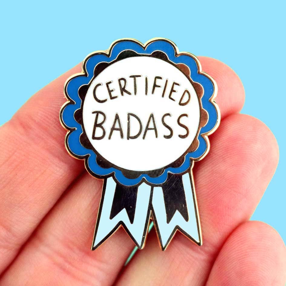 Jubly-Umph - Certified Badass Lapel Pin