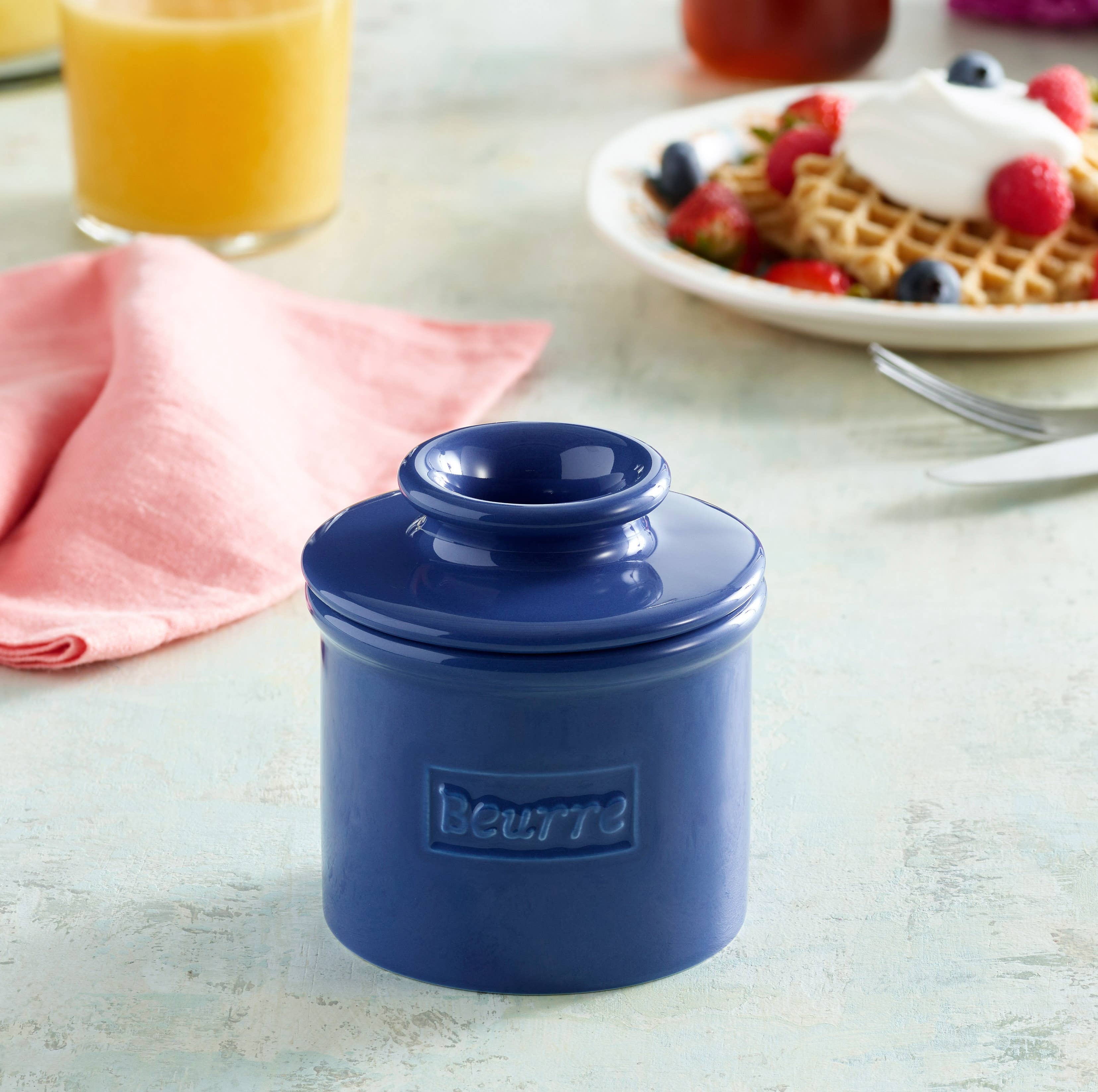 The Original Butter Bell® Crock - The Original Butter Bell® Crock - Cafe Royal Blue
