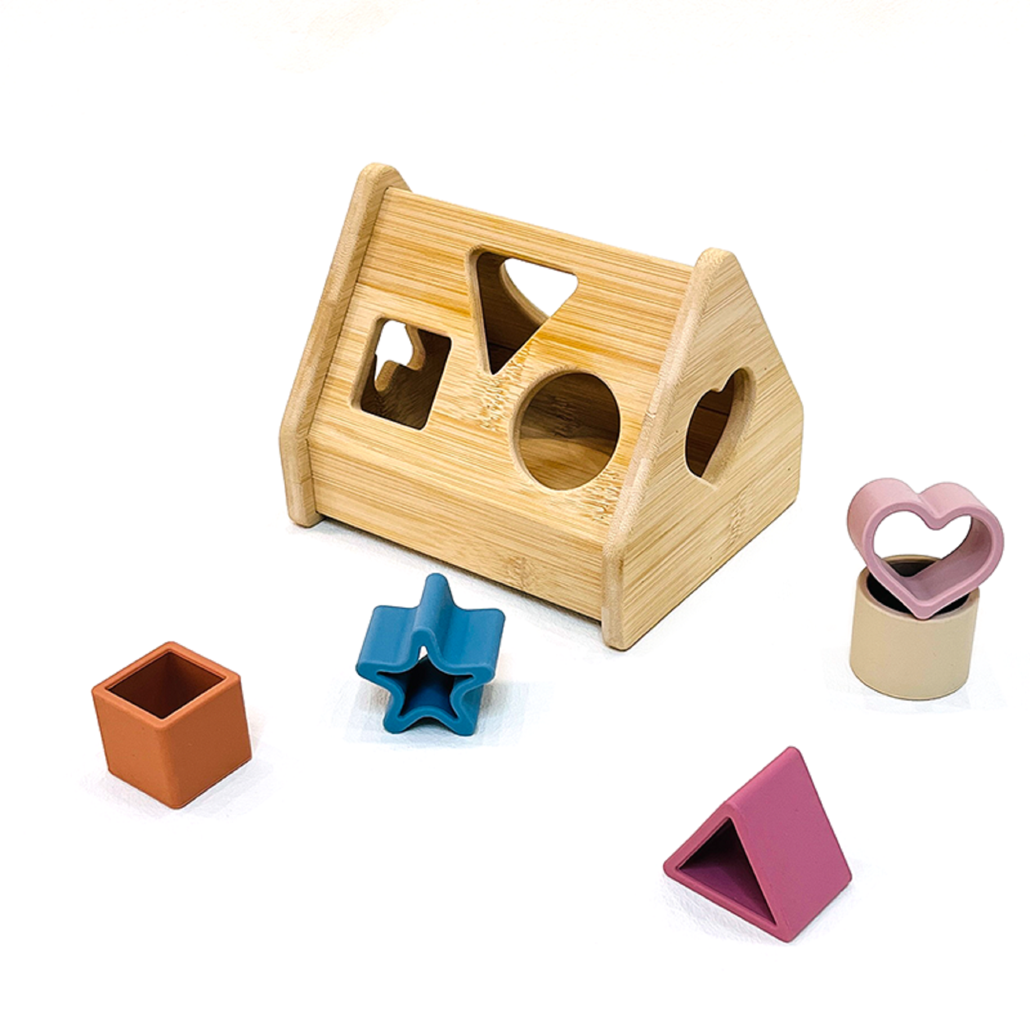 Playette - Silicone & Bamboo Play Set