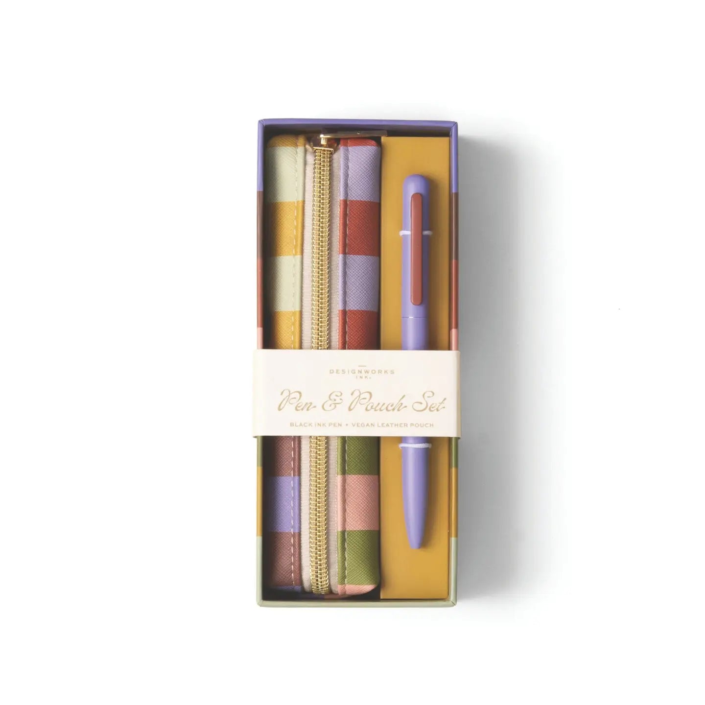 DESIGN WORKS PEN AND POUCH STRIPES