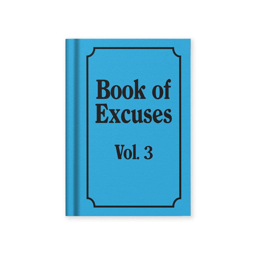 Vevoke - Hard Cover Tiny Notebook-Book Of Excuses