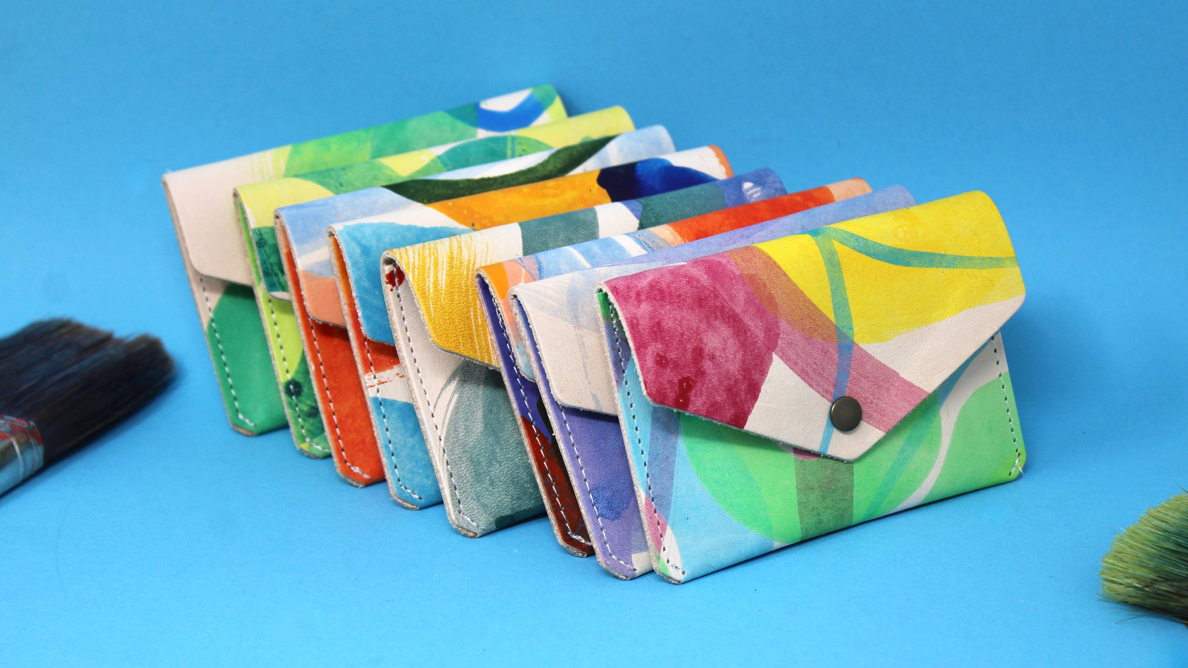 Ark Colour Design - Hand painted Popper Purse