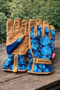 Nano & Mono e. K. - Garden glove "Neeli" - blue/brown, durable & comfortable