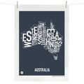 Burbia - Australia Tea Towel