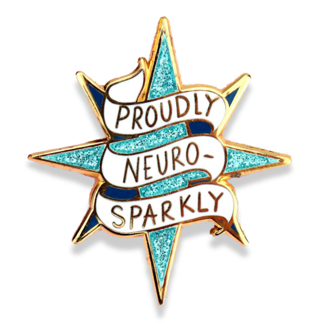 Jubly-Umph - Proudly Neuro-Sparkly Lapel Pin