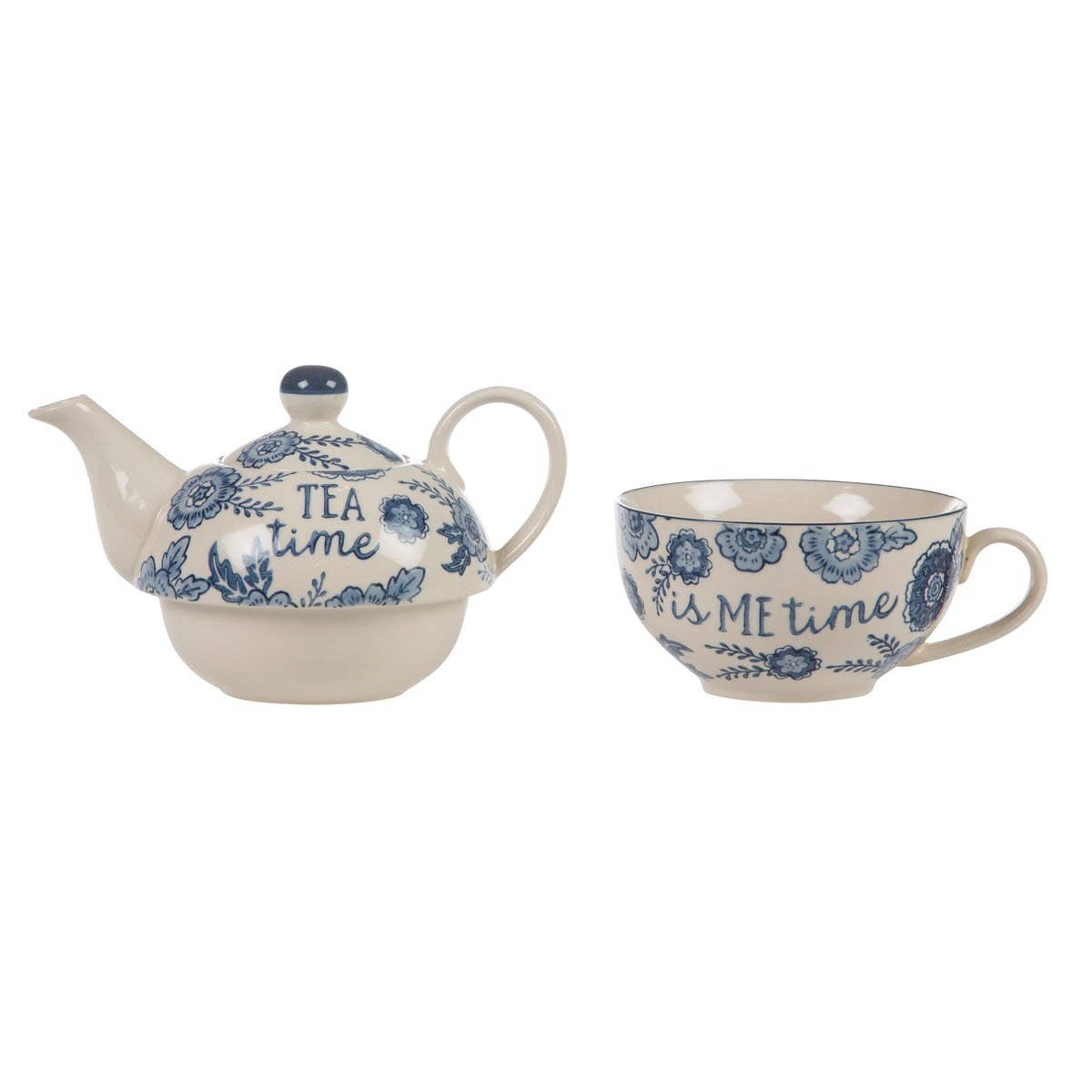 Sass & Belle Europe - Blue Willow Floral Tea For One