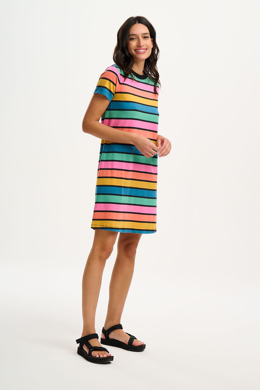 SIA T-SHIRT DRESS - SUGARHILL BRIGHTON - 0325-01