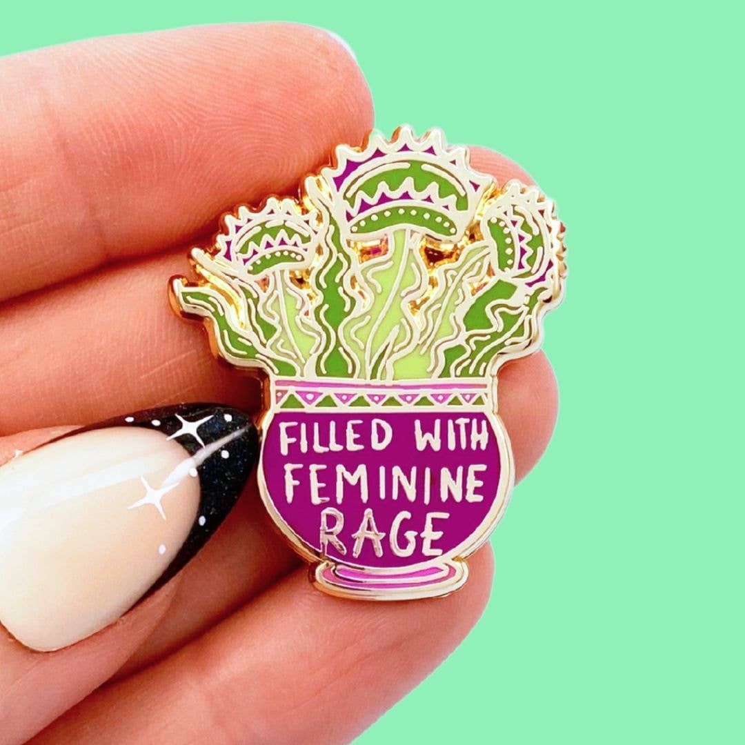 Jubly-Umph - Filled With Feminine Rage Lapel Pin