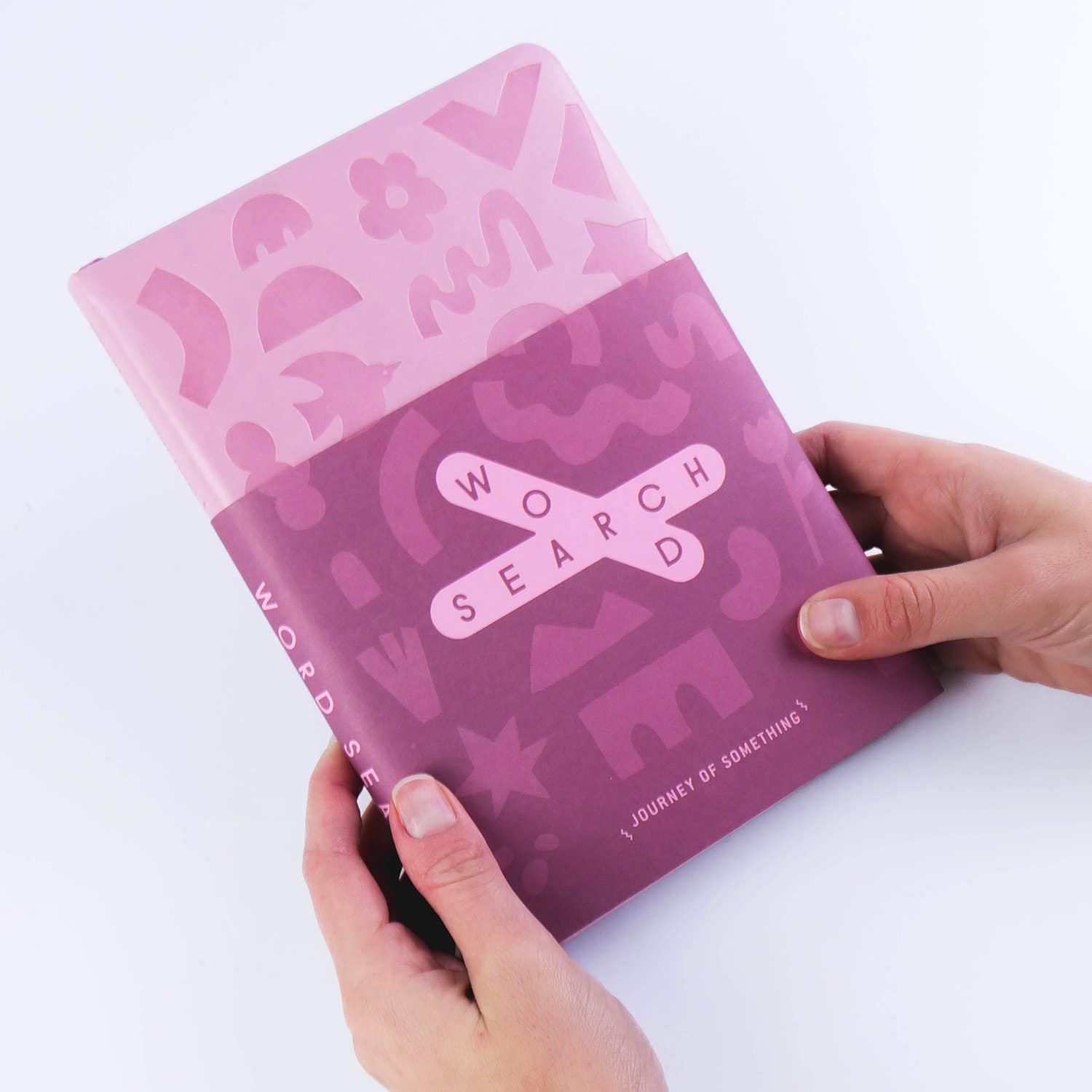 Word Search Pink Abstract