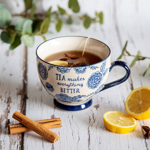 Sass & Belle Europe - Blue Willow Floral Mug