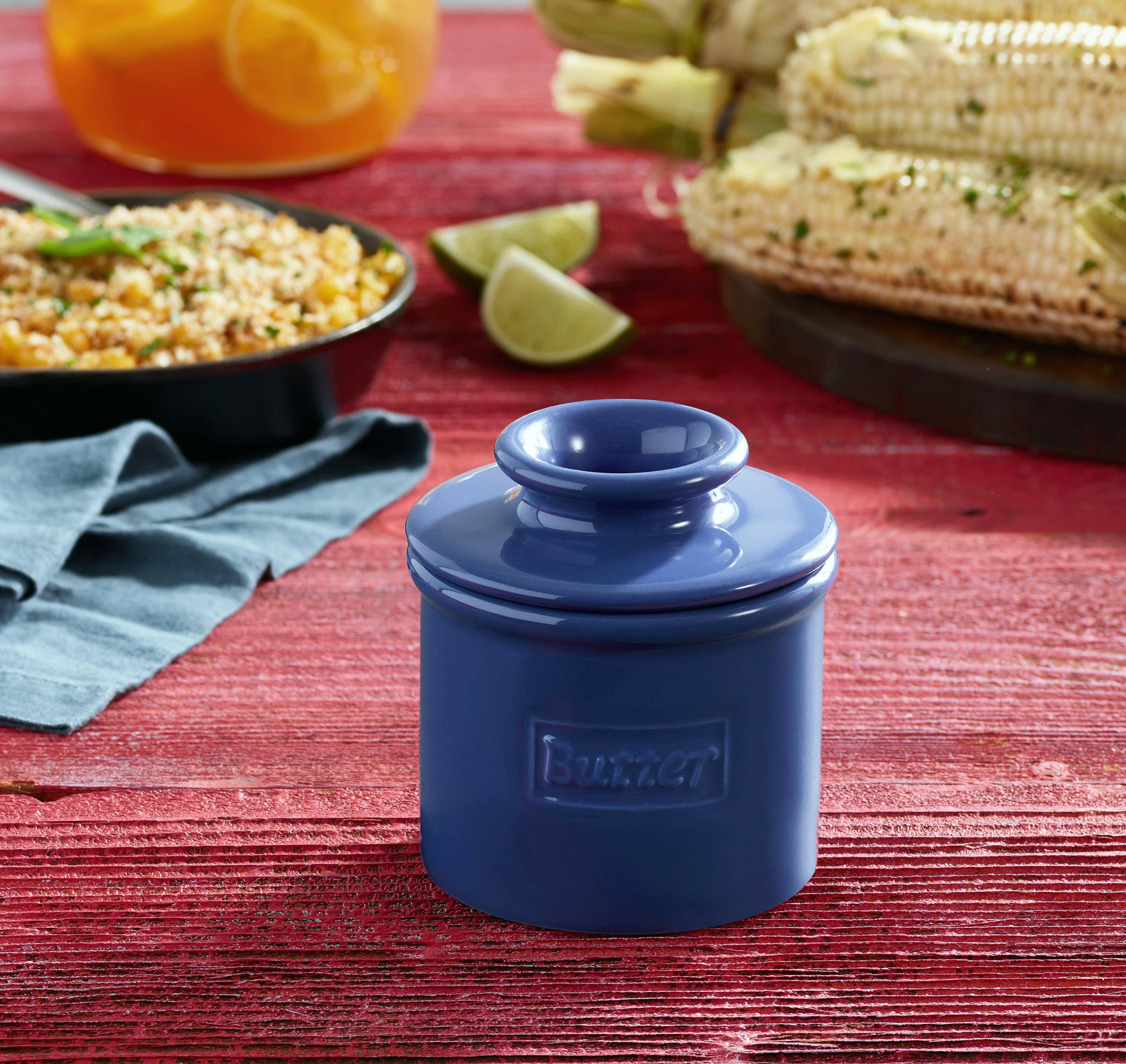The Original Butter Bell® Crock - The Original Butter Bell® Crock - Cafe Royal Blue
