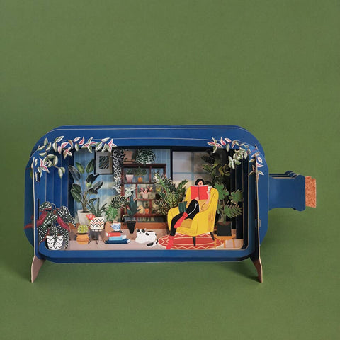Alljoy Design - MIB273 -Message in a Bottle Pop Up Card -Reading