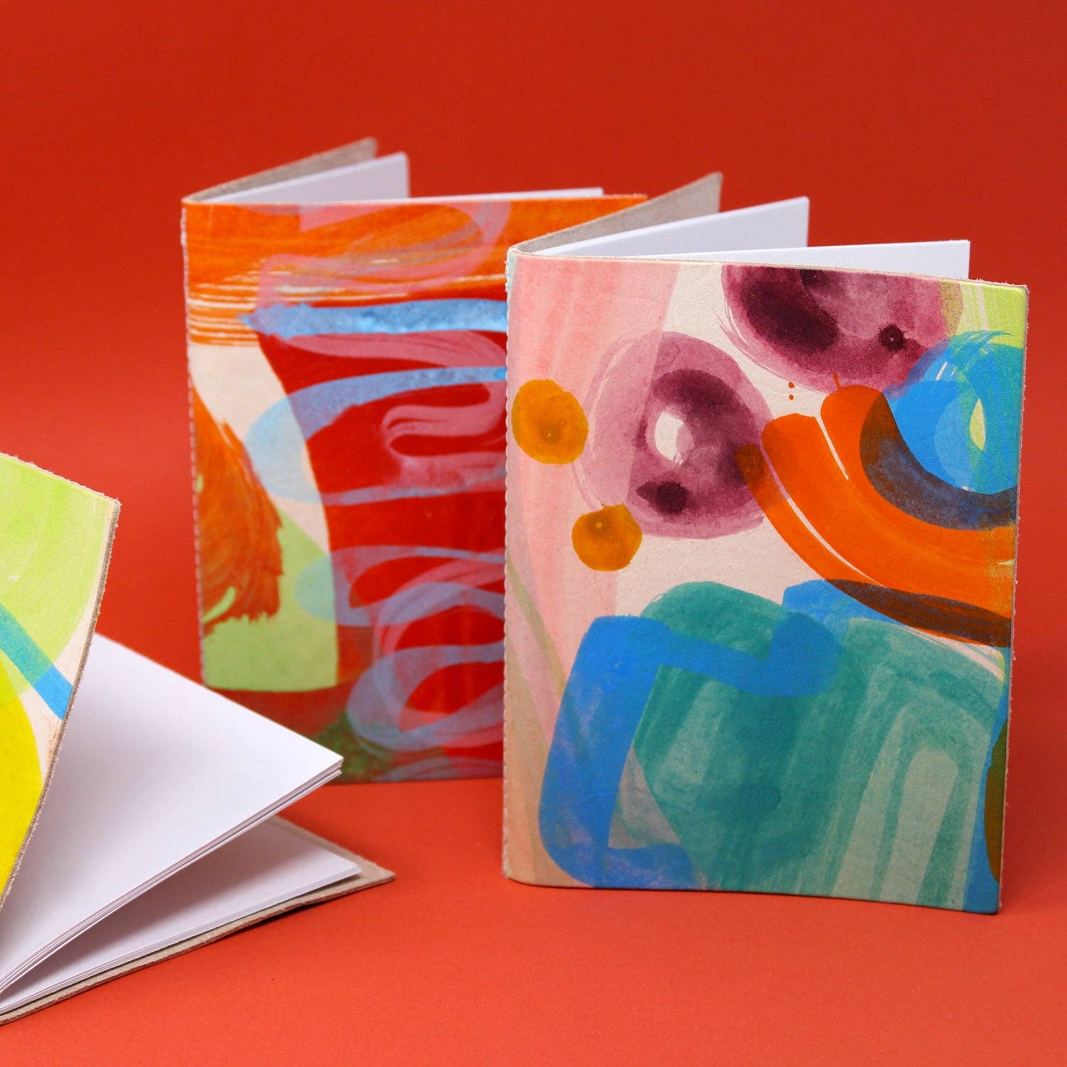 Ark Colour Design - Hand Painted A6 Sketchbook - Assorted Colours
