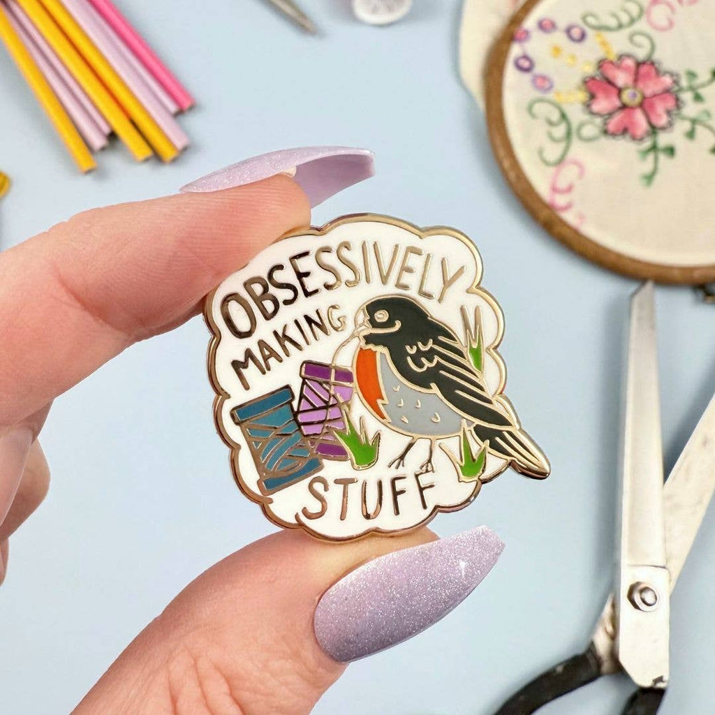 Jubly-Umph - Obsessively Making Stuff Lapel Pin