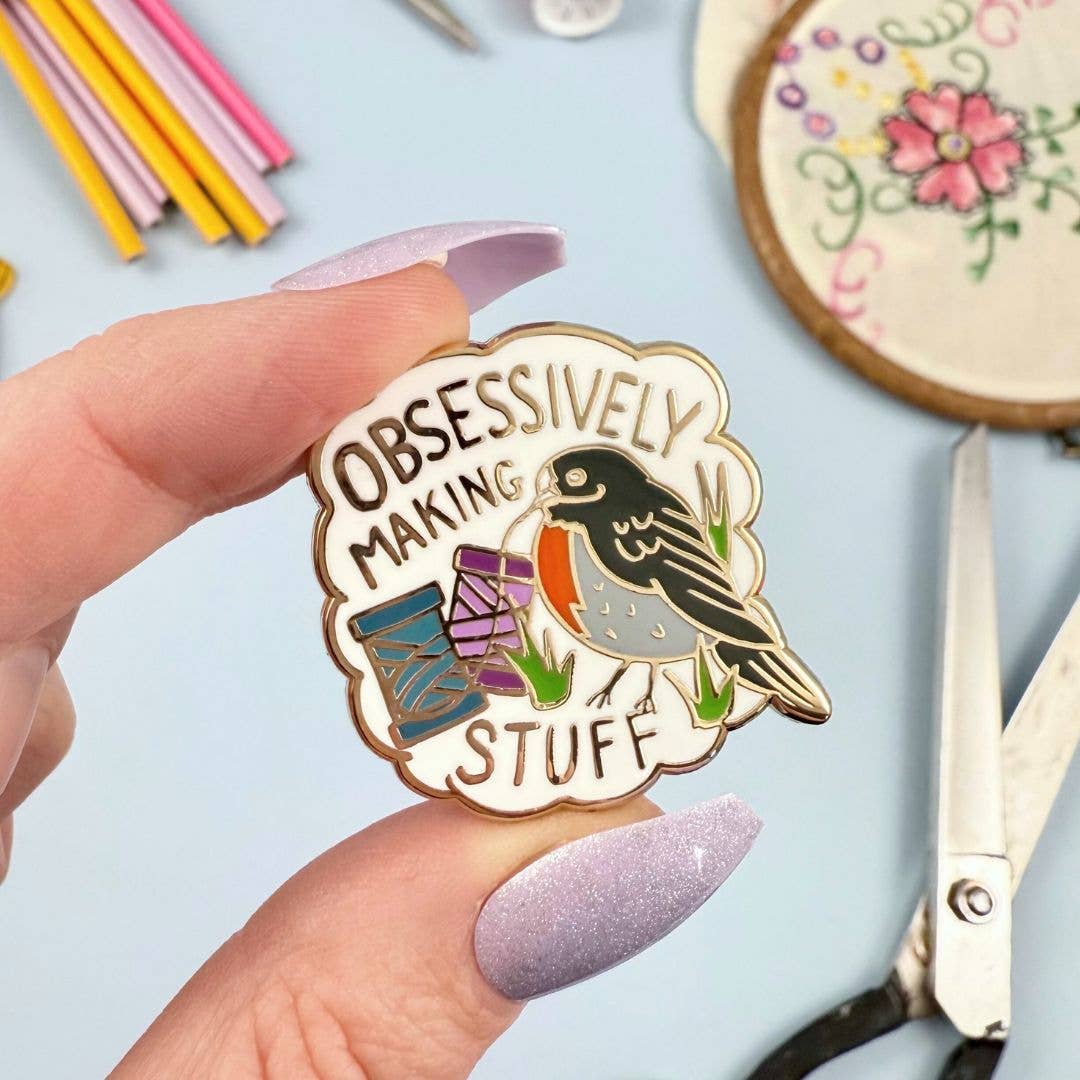 Jubly-Umph - Obsessively Making Stuff Lapel Pin