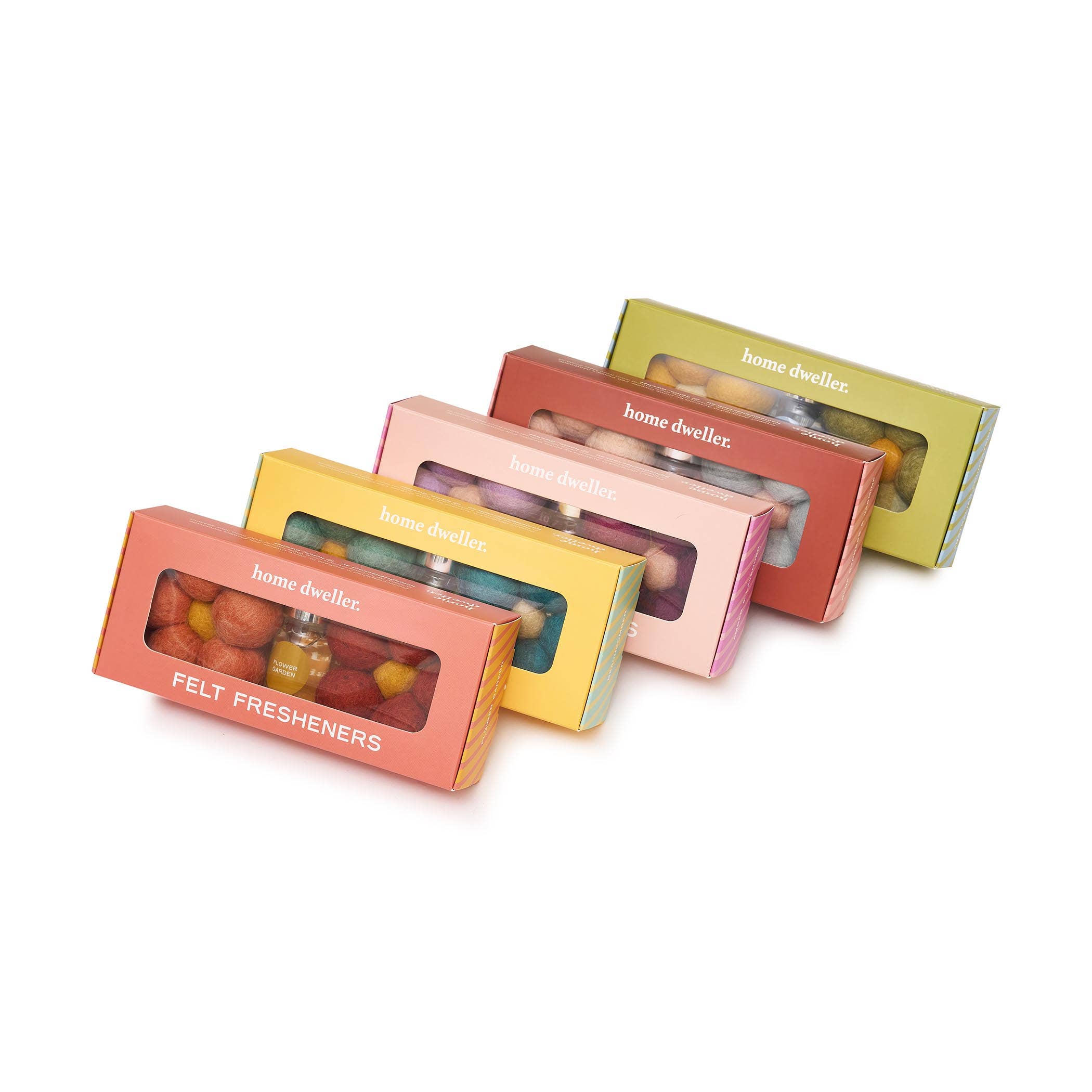 Home Dweller - Felt Flower Fresheners - Amber & Lavender