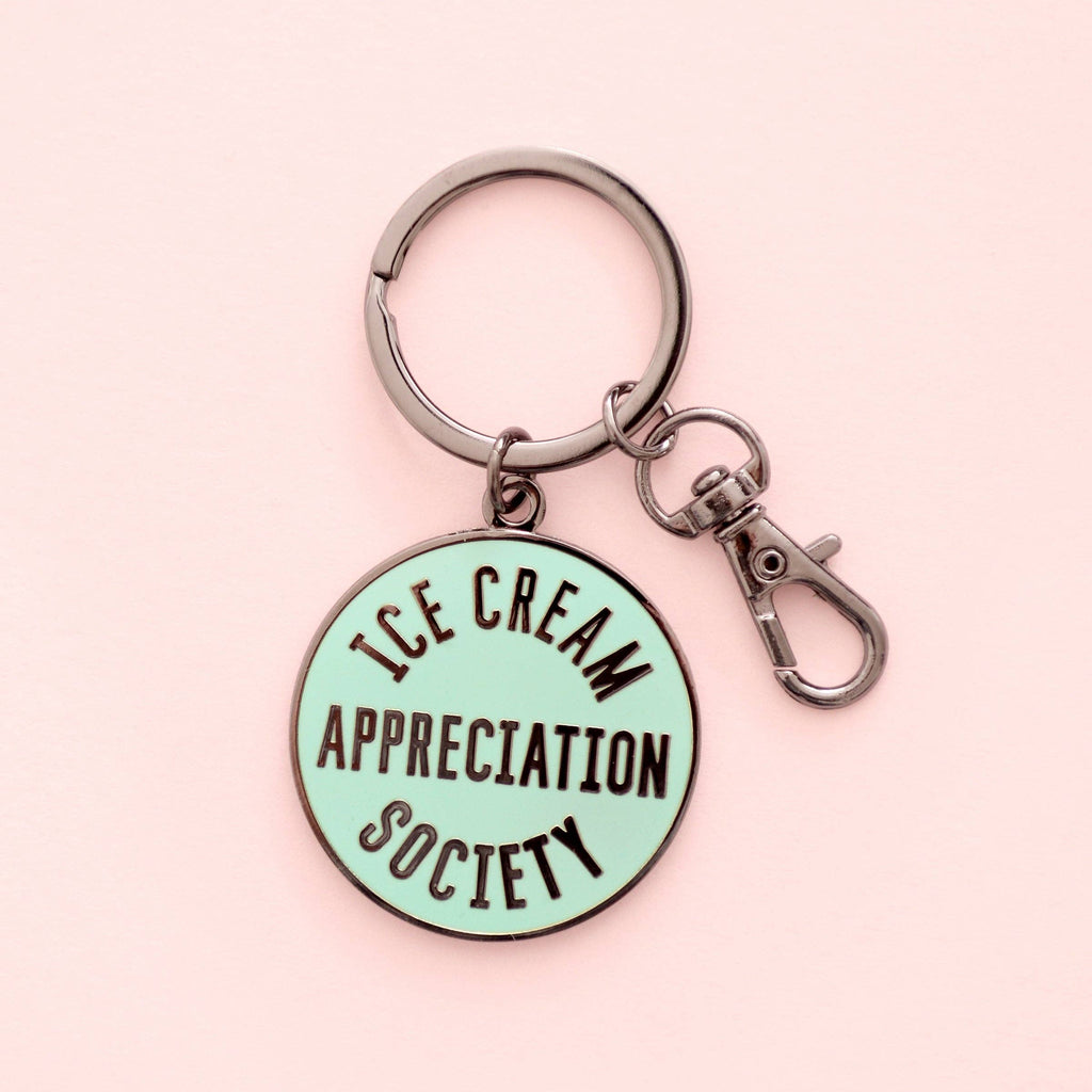 Alphabet Bags - Ice Cream Appreciation Society - Enamel Keyring