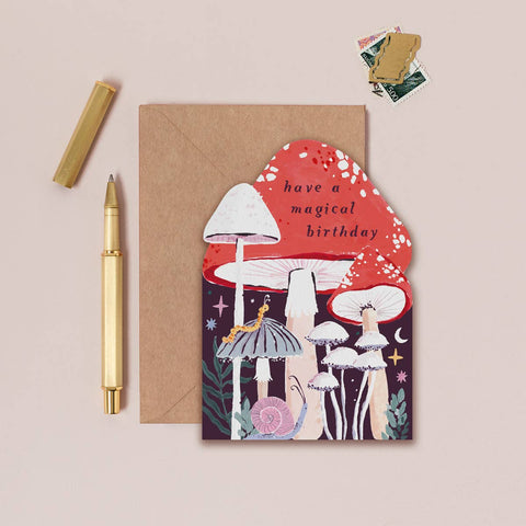 Sister Paper Co. - Mushroom Birthday Card | Magic Mushrooms Card