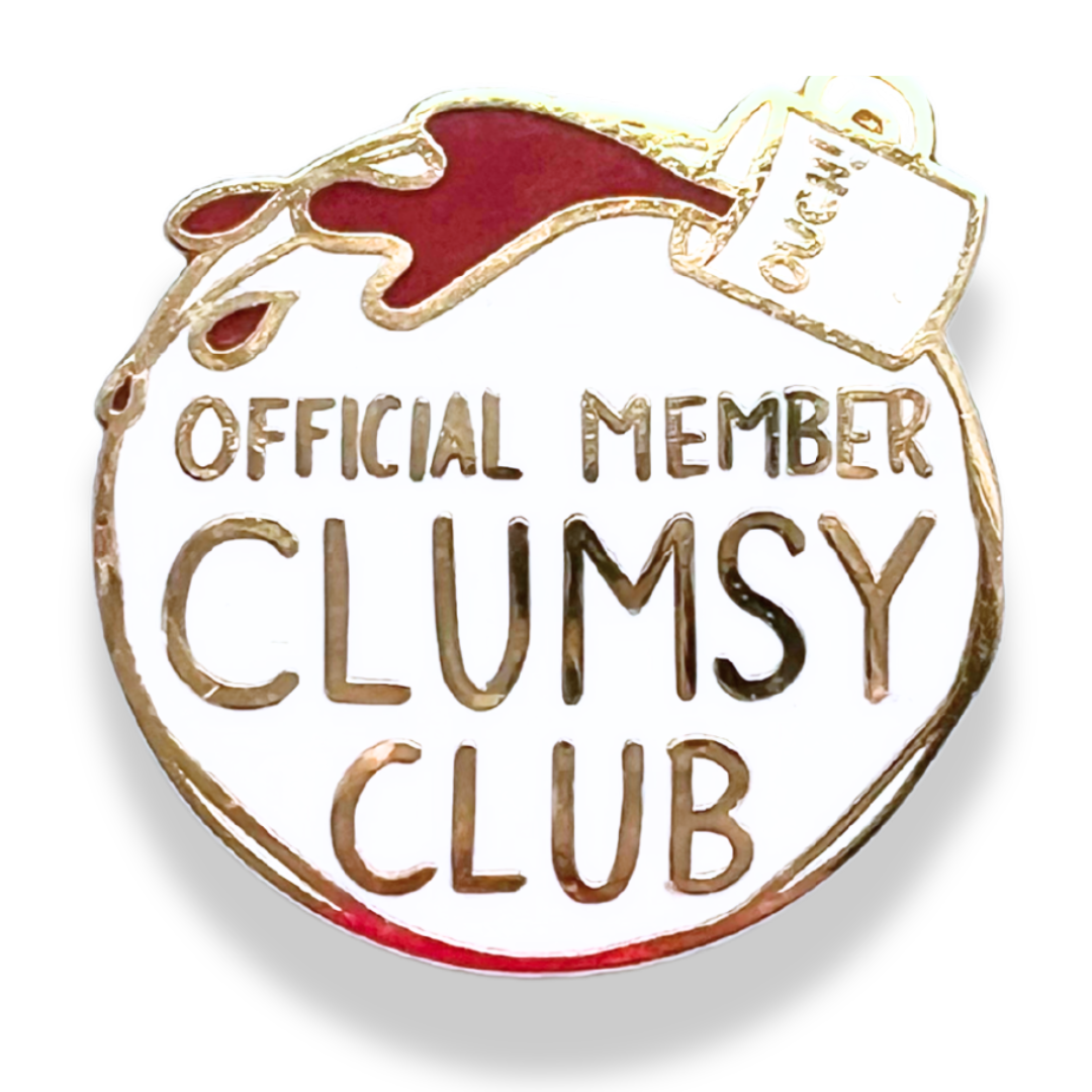 Jubly-Umph - Clumsy Club Official Member Lapel Pin
