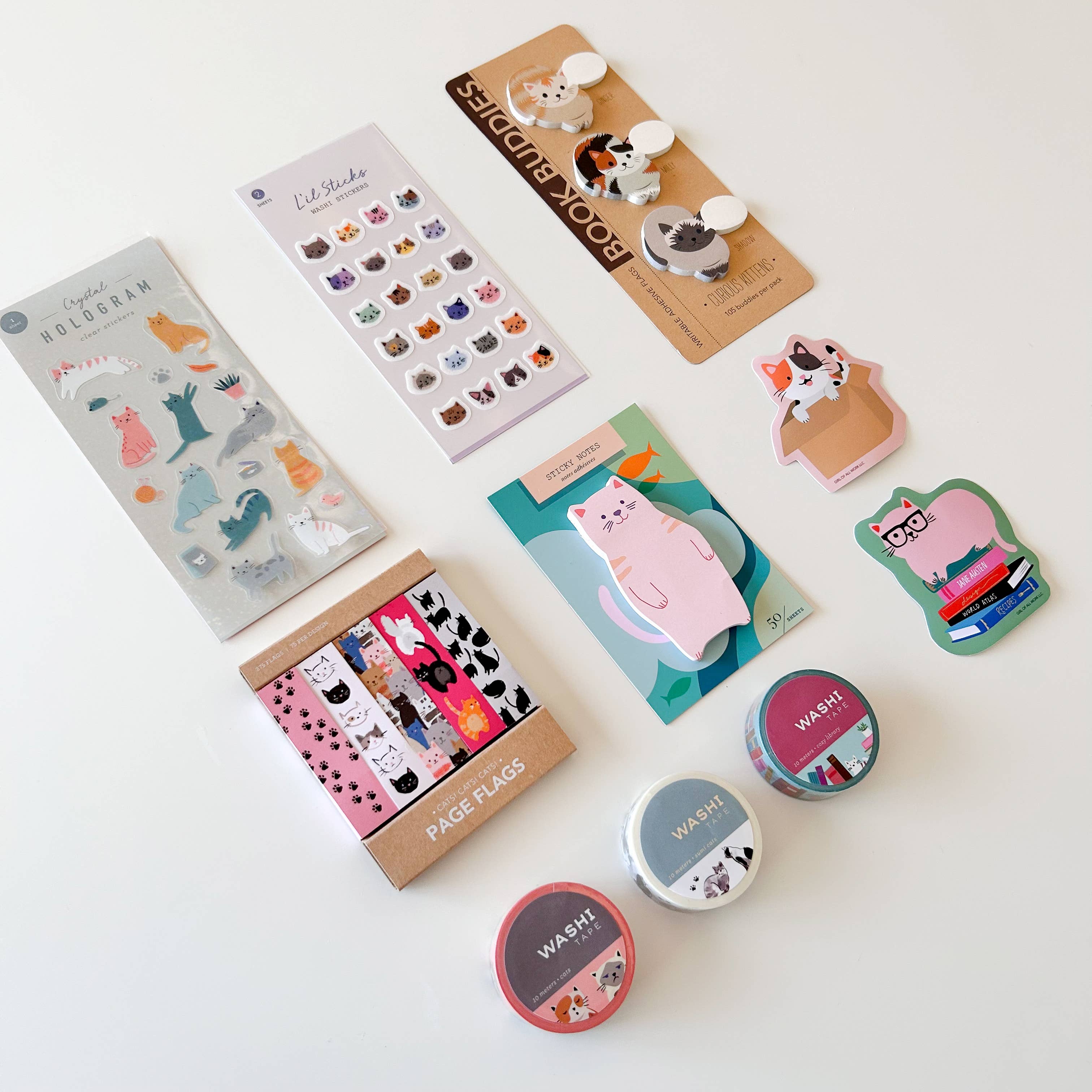 Girl of All Work - Cats Cats Cats Page Flags