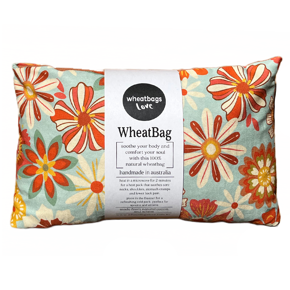 Wheatbags Love - Wheatbag Groovy Flowers Khaki