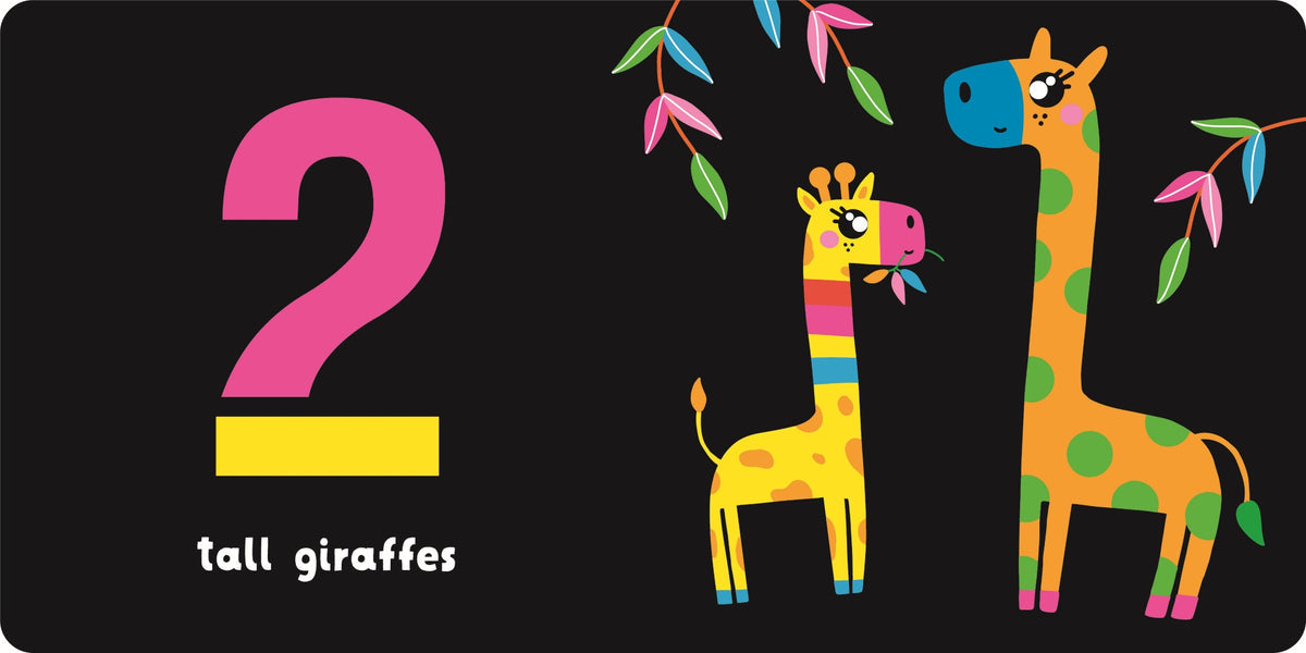 Chunky Neon Board Book - Numbers