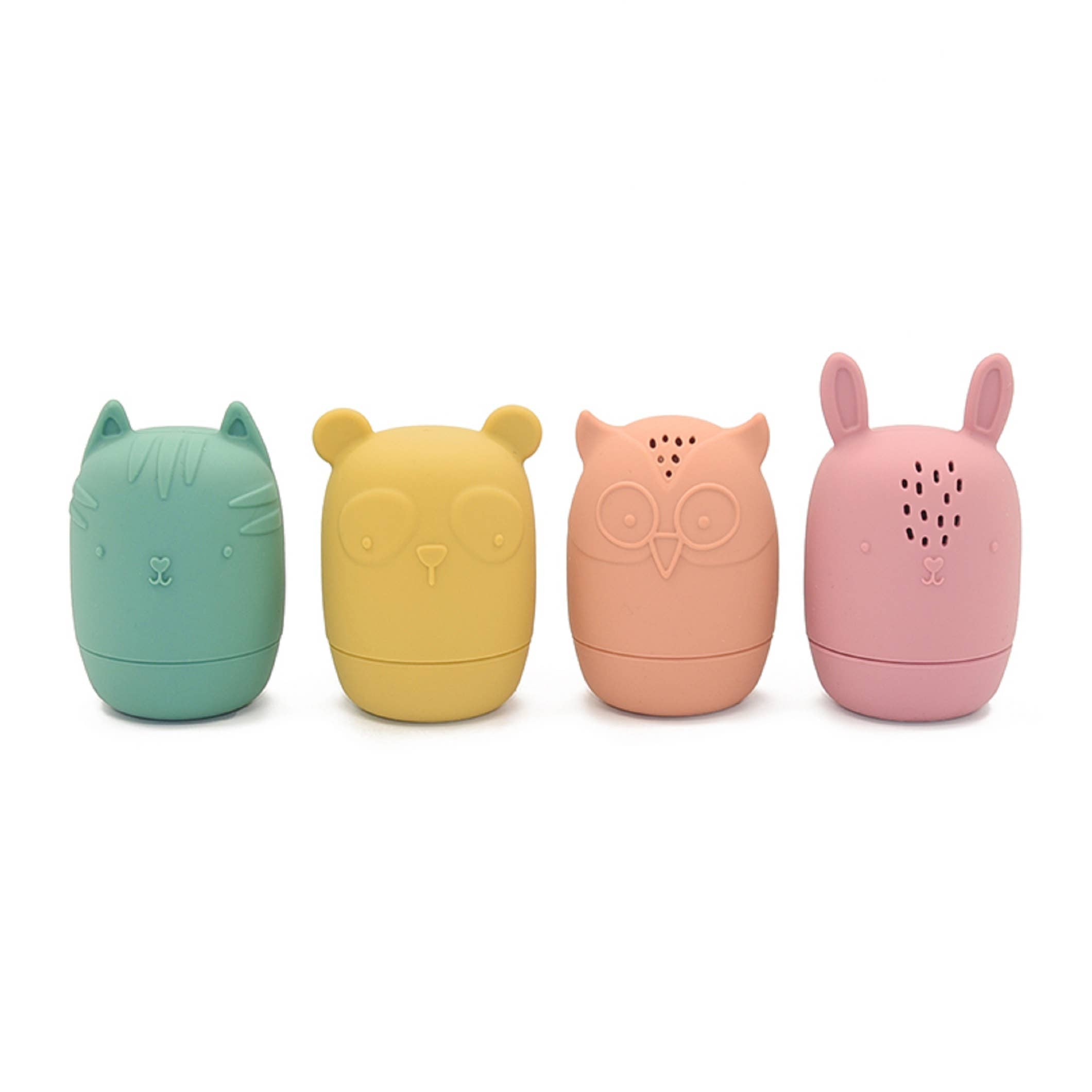 Playette - Silicone Animal Bath Set