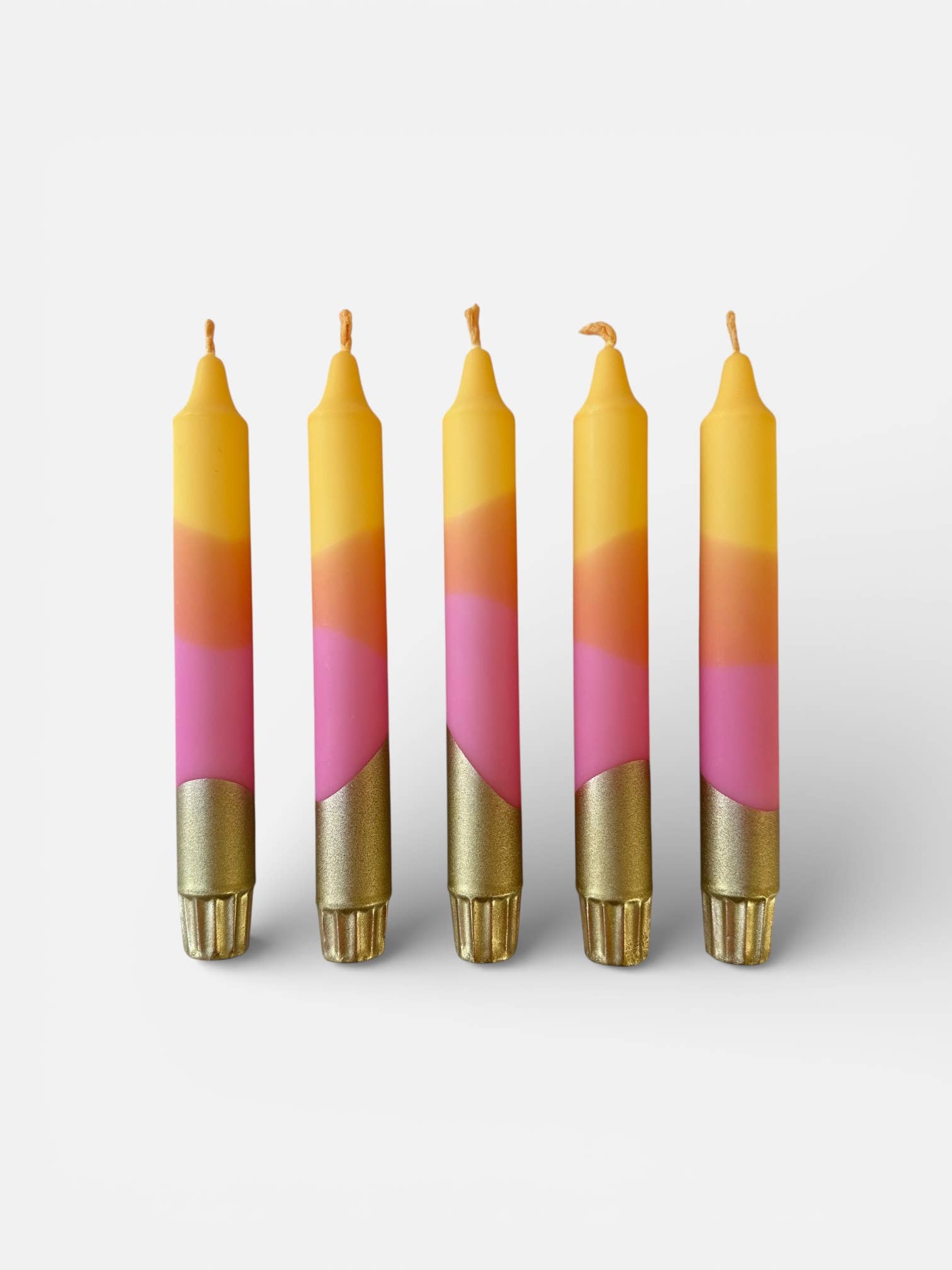 Florrie and Wren - Raspberry Lemonade Colourful Yellow Orange Pink Candle
