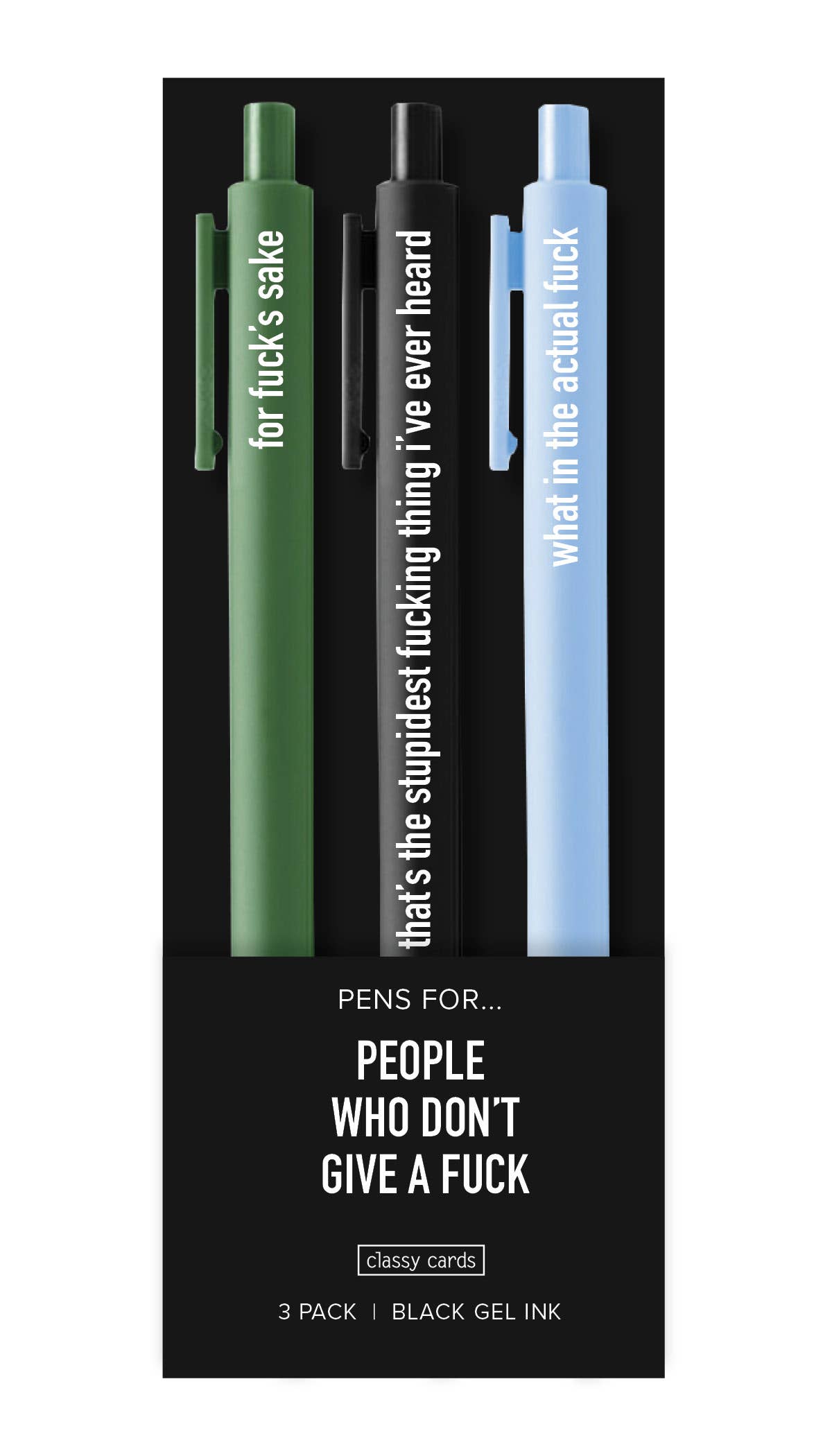 Classy Cards Creative - People Who Don't Give a Fuck Pens