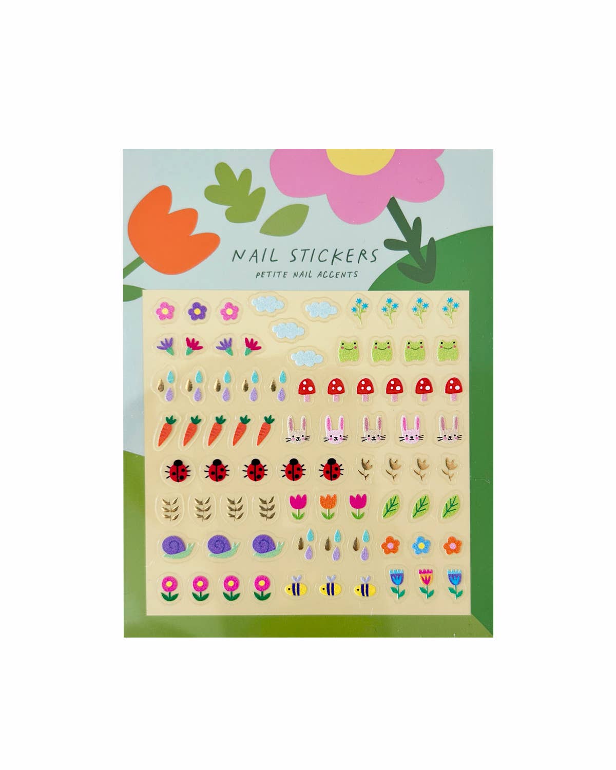 Girl of All Work - Garden Charms Nail Stickers