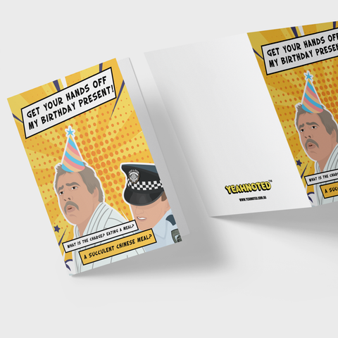 Yeah Noted - Democracy Manifest Birthday Card, Aussie Humour Greeting
