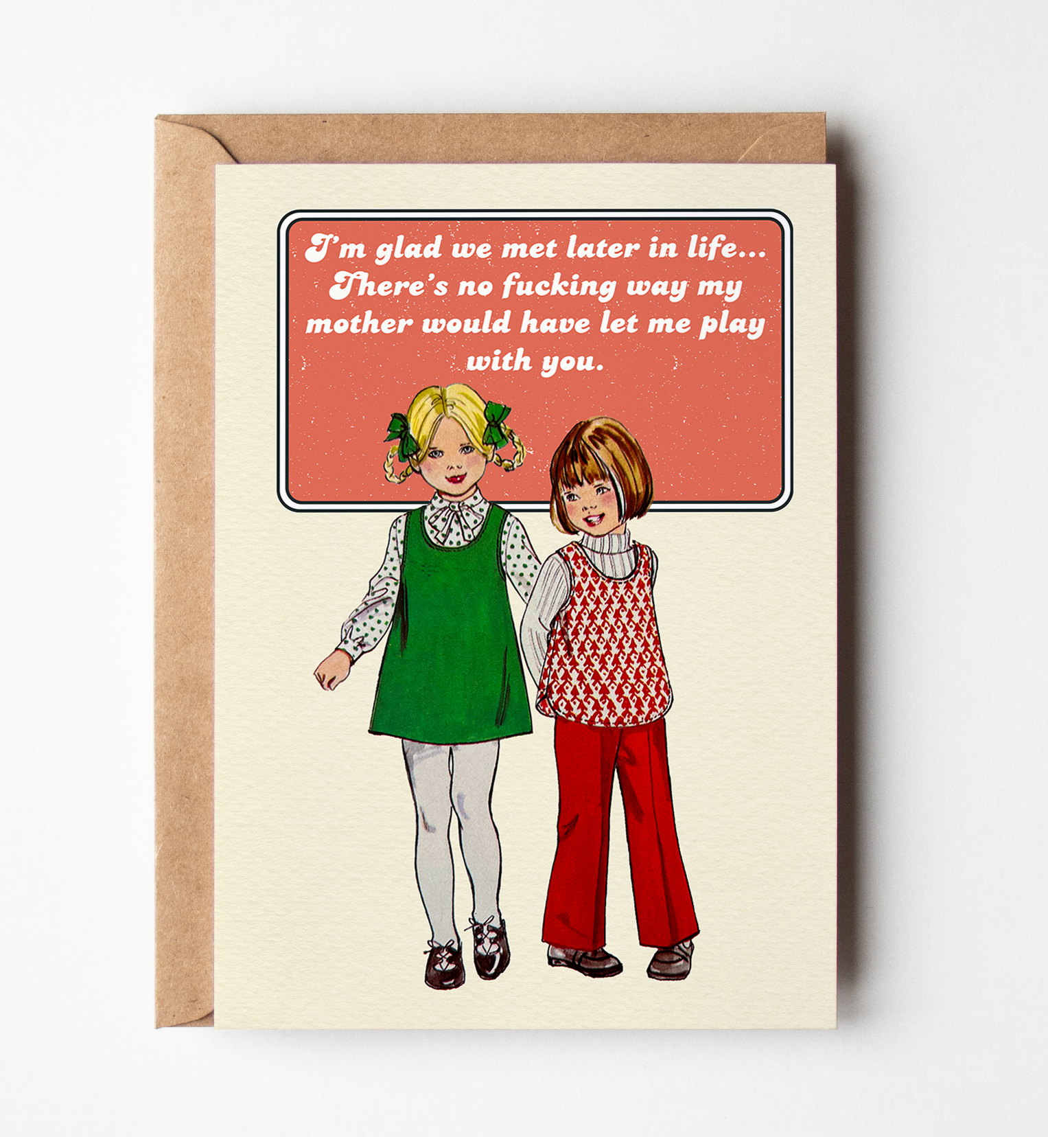 Yeah Noted - Funny Greeting Card For Best Friend, Sarcastic Card