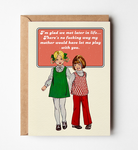 Yeah Noted - Funny Greeting Card For Best Friend, Sarcastic Card