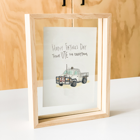 Well Drawn - Happy Father's Day, Thank Ute for Everything
