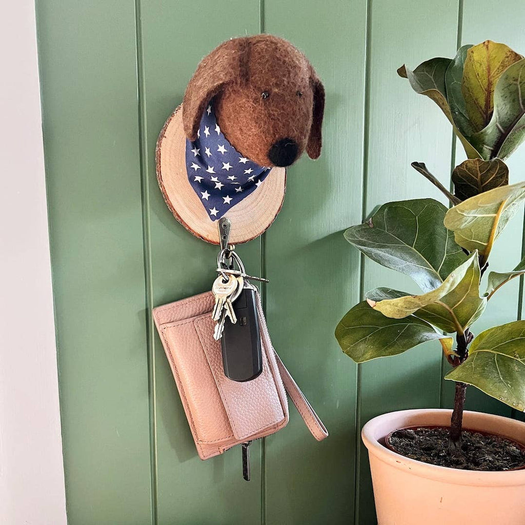 Home Dweller - Dog Wall Hook - Cioccolato