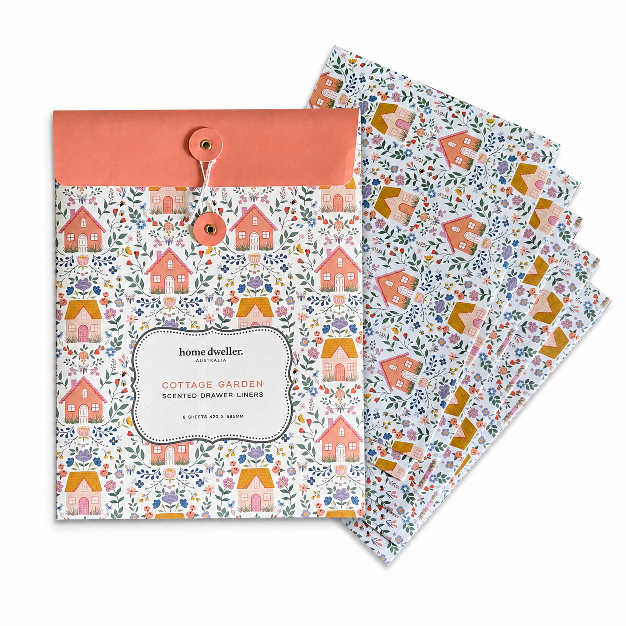 Home Dweller - Scented Drawer Liners - Cottage Garden