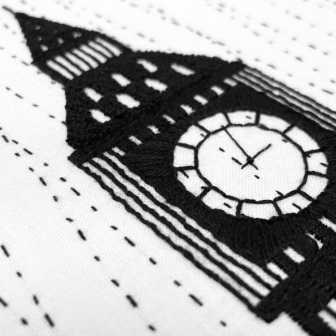 Embroidery and Sage - Big Ben | London - full embroidery kit