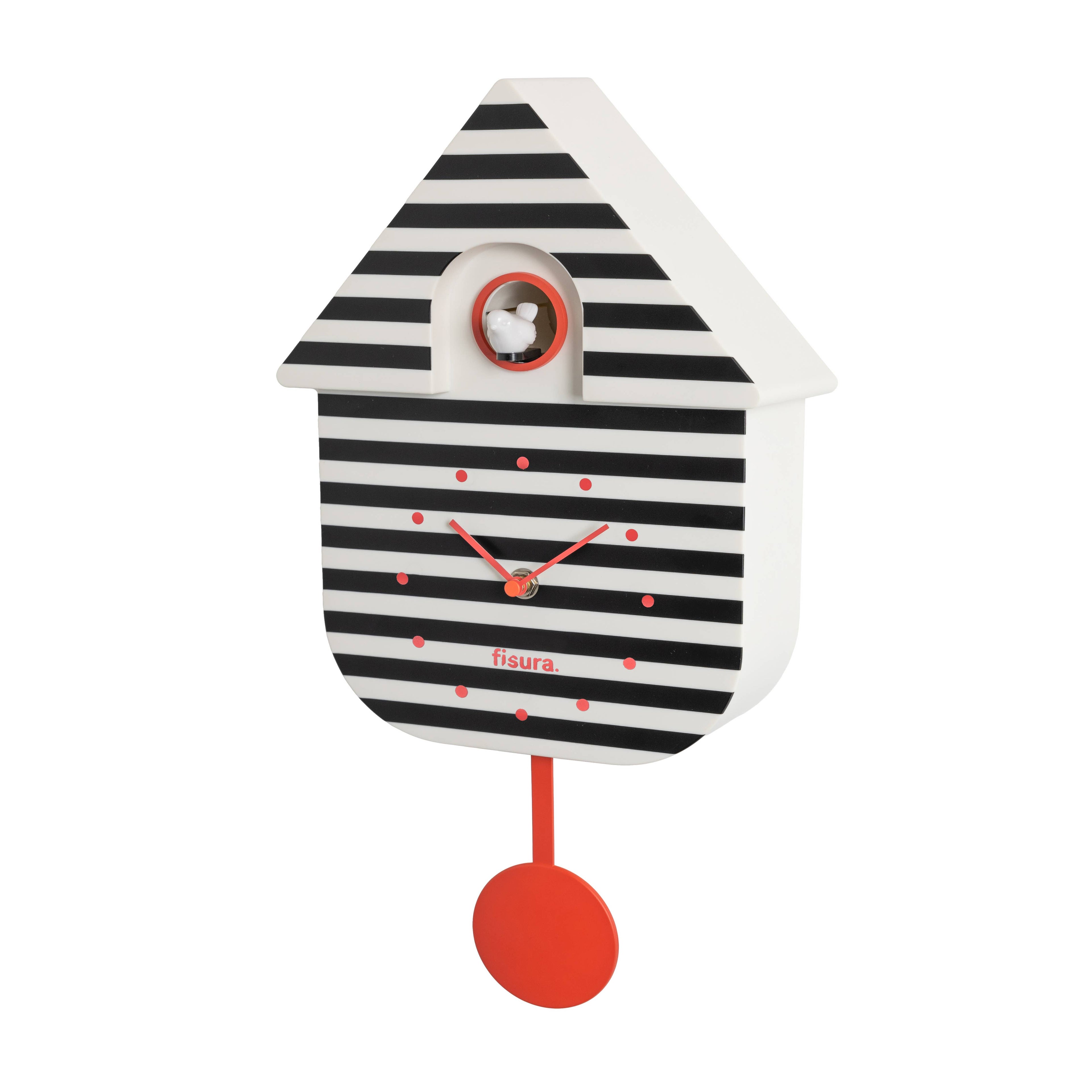 Fisura - Cuckoo clock little house stripes