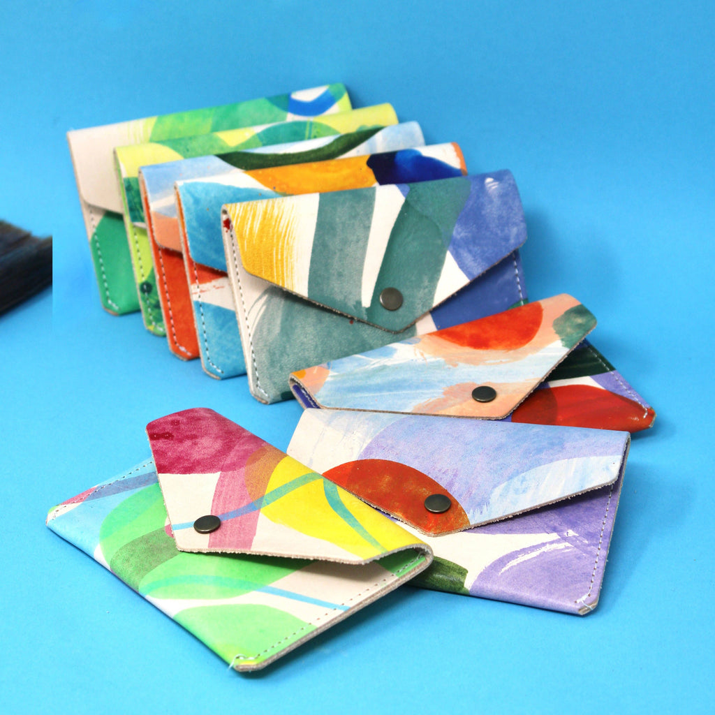 Ark Colour Design - Hand painted Popper Purse
