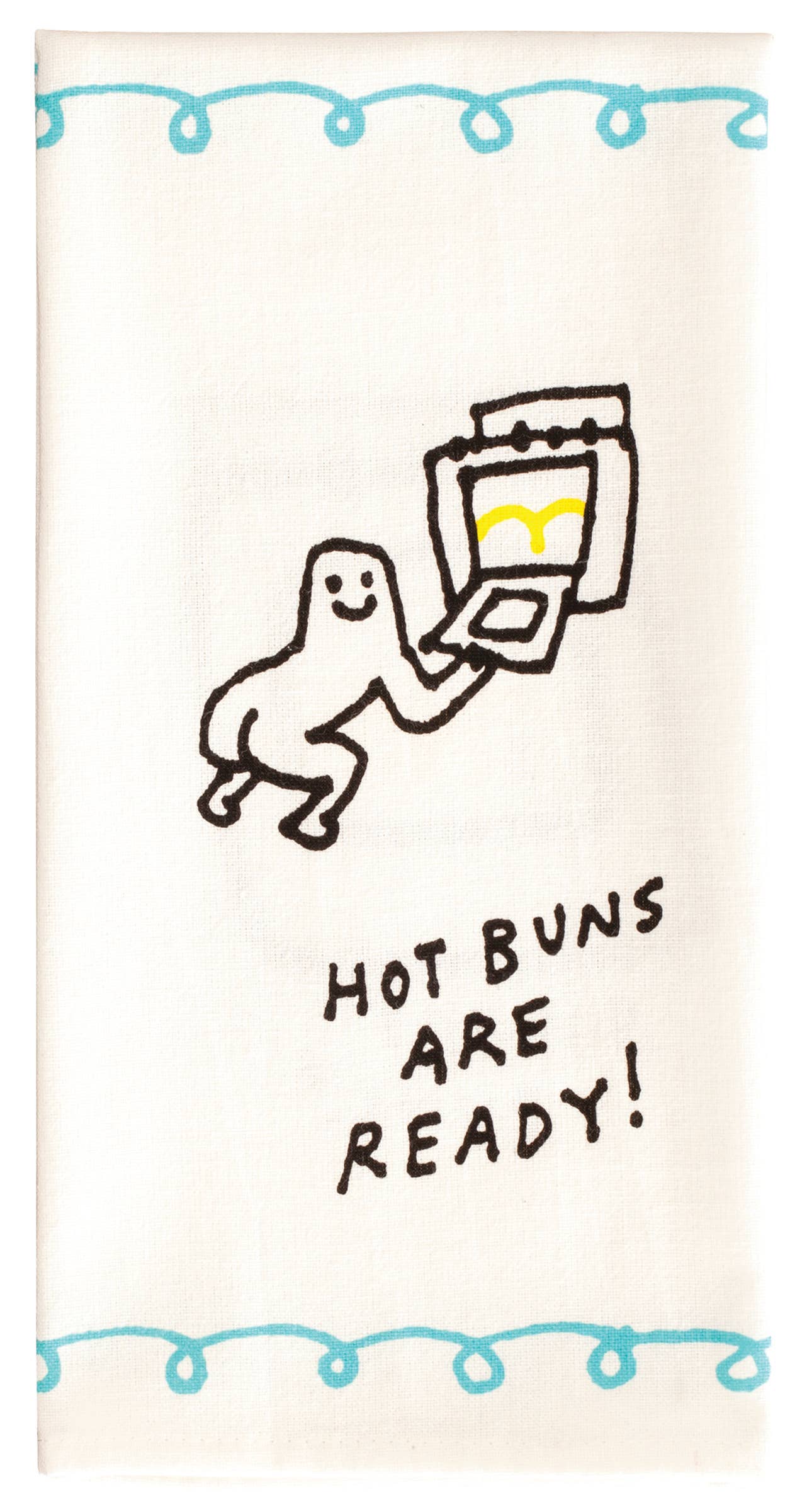 Optoco - Dish Towel - Hot Buns Are Ready