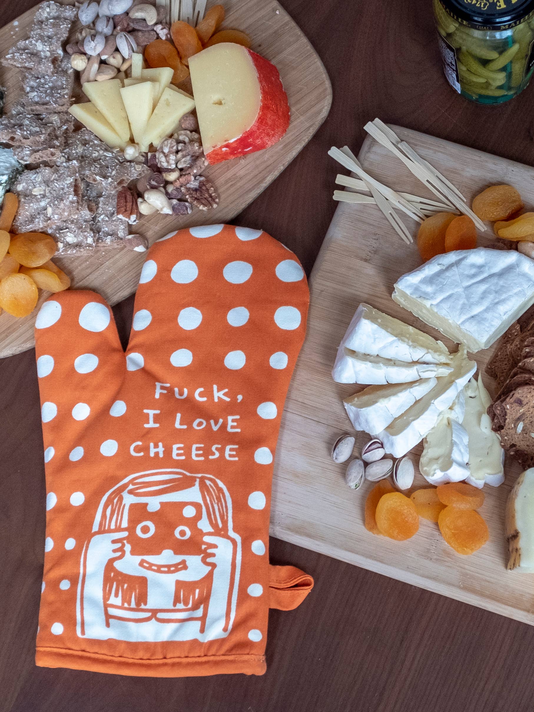 Optoco - Oven Mitt - Fuck, I Love Cheese