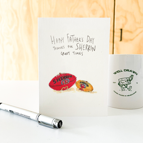 Well Drawn - Happy Father's Day, Thanks for Sherrin great times