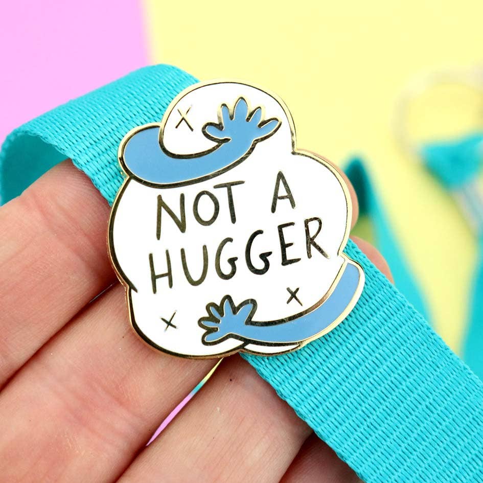Jubly-Umph - Not a Hugger Lapel Pin