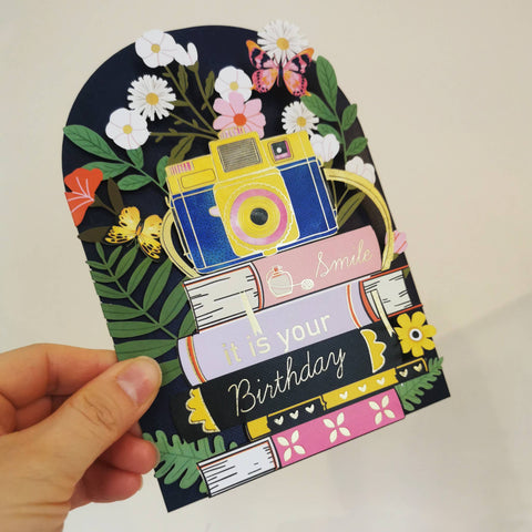 Alljoy Design - Original paper cut card - AL254