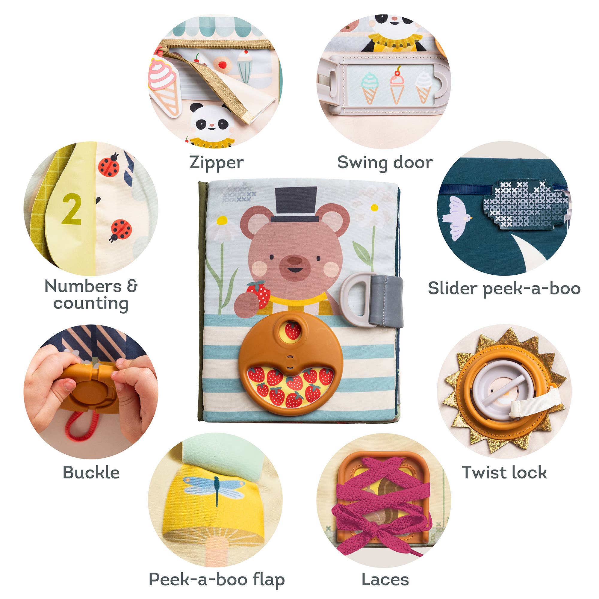 Playette - Taf Toys Fantasy Busy Book 18M+