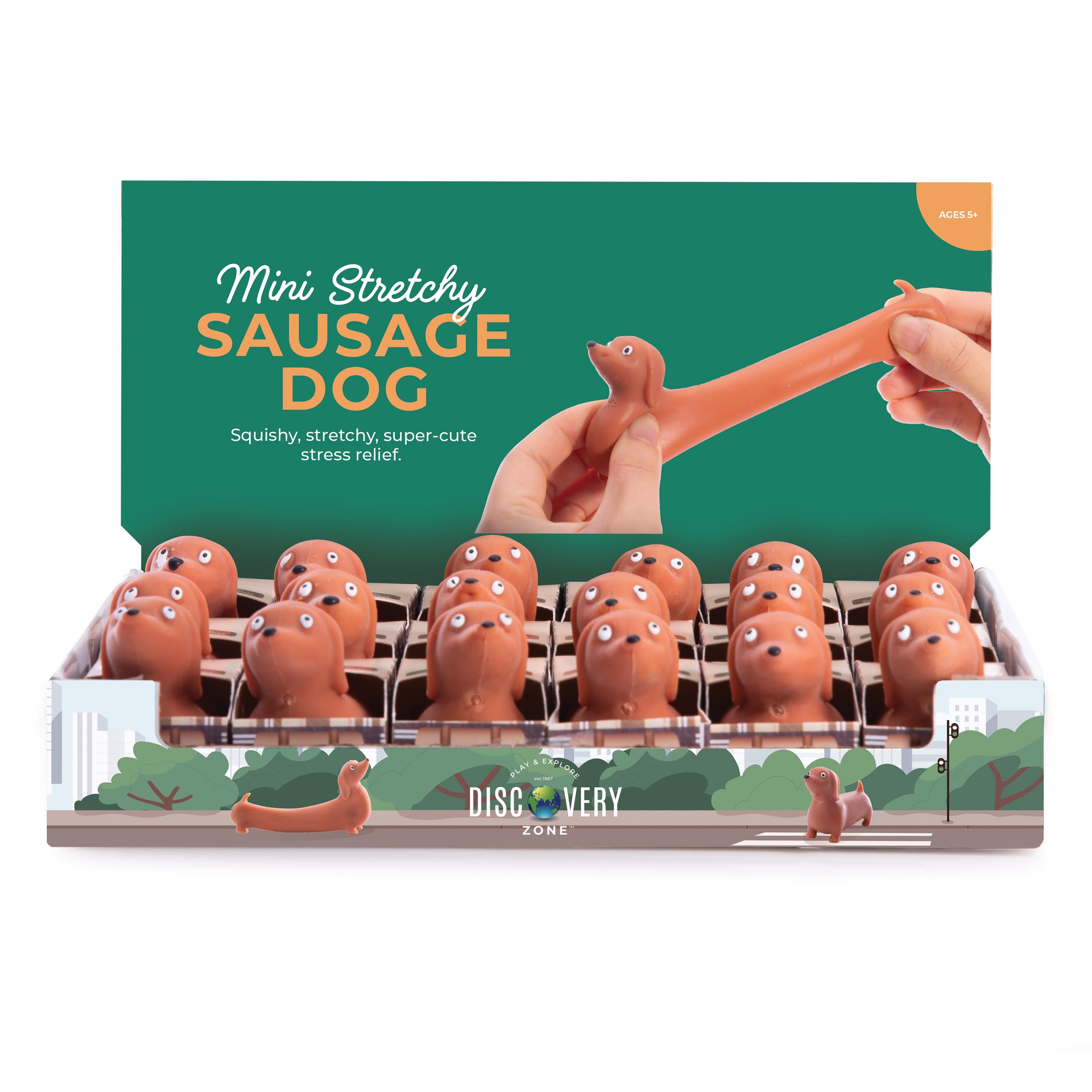 Discovery Zone Mini Stretchy Sausage Dog