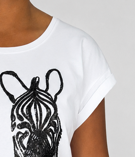 Renee Tee in Zebra