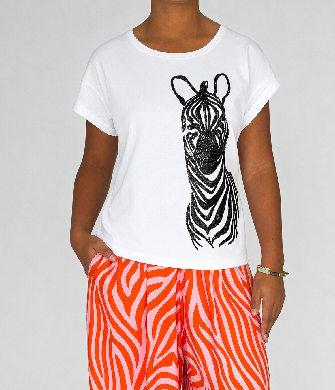 Renee Tee in Zebra