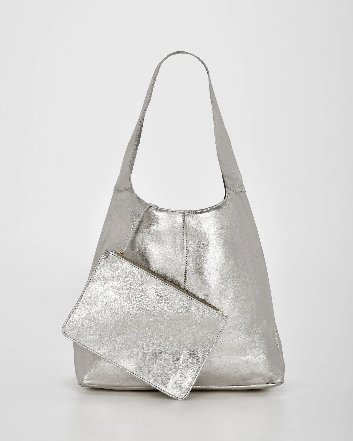 LYNX METALLIC LEATHER BAG