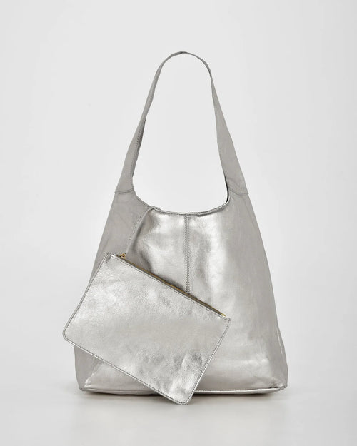 LYNX METALLIC LEATHER BAG